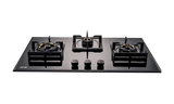 IFB 3 Burners Hybrid Hob with Bevelled Tempered Black Glass