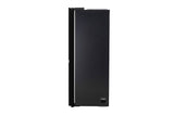 LG GL-B257JWB3 650 Litre 3 Star Side-by-Side Refrigerator | Convertible, Smart Inverter Compressor, Multi Air Flow, Smart Diagnosis, Western Black