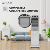 HAVELLS 55 L Tower Air Cooler (Grey - Light Grey, Zurii-M 55)
