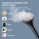 HAVELLS Fyber Standing Garment Steamer for clothes| 1600 Watt | 3 Steam Control | Adjustable Pole Height | Quick Steam Ready | 1.3L Detachable Tank