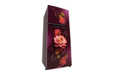 LG 240 L 2 Star Frost Free Double Door Refrigerator with Smart Inverter Compressor, Multi-Air Flow, Toughened Glass Shelves & Red Water Lily Finish – GL-S292SRWY