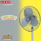 Usha Faratta PX 500mm High-Speed Pedestal Fan – Grey