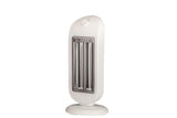 Russell Hobbs RCH1200NE 1200W Tower Beam Carbon Room Heater | Dual Carbon Tubes, Custom Heat Control, Oscillation, Safety Protection | Sleek Portable Winter Heater – White