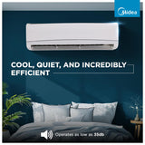 Midea 1 Ton 3 star Inverter Split AC (Copper, HD Filter, SANTIS NEO DLX, White, Free 1 Year Extended warranty