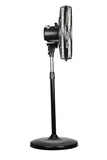 Usha Turbo 180 450mm Pedestal Fan (Metal Black)