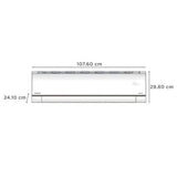 Panasonic 2 Ton 3 Star 7 in 1 Convertible Inverter Split Smart AC with Amazon Alexa and Google Assistant Support ,Copper Condenser, CS/CU-AU24ZKY3F)
