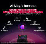 LG 65 Inch (164 cm) QNED MiniLED 4K Smart TV (2025 Model, 8GA Series, α8 AI Processor Gen2, AI Picture Pro, Dolby Vision & Atmos, Filmmaker Mode)