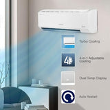Voltas 1 Ton 3 Star, Inverter Split AC(Copper, 4-in-1 Adjustable Mode, Anti-dust Filter, 123V Vectra Pride, White)