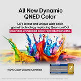 LG 55-inch 4K QNED Smart TV (55QNED8BA6A, 2025 Model) | α7 AI Processor Gen8 | Dolby Atmos | Filmmaker Mode™ | VRR