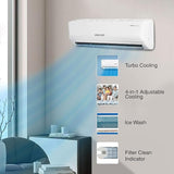 Voltas 1.5 Ton 3 Star, Inverter Split AC(Copper, 5-in-1 Adjustable Mode, Anti-dust Filter, 183V Vertis Emerald, White)