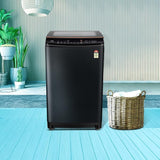 Voltas Beko 6.5 Kg Fully Automatic, Inverter, Top Load Washing Machine (WTL65VPBGX, Black),Fountain Wash