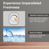 Godrej 97 L 1 Star Direct Cool Single Door Refrigerator With Jumbo Vegetable Tray (RD CHAMP 114A WPF FS ST, Fossil Steel) Visit the Godrej Store