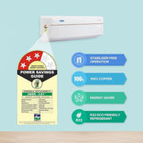 Blue Star 1.5 Ton 5 Star Heavy Duty, 60 Months Warranty, WiFi Smart Inverter Split AC (Copper, Convertible 6 in 1 Cooling, AI Pro, Powerful Throw, 4 Way Swing, IC718DCUHD, White)