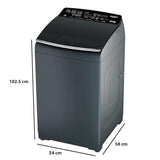 Whirlpool 360° Bloomwash Pro 8.5kg 5 Star Top Load Washing Machine with In-Built Heater(360 BW PRO H 8.5 MIDNIGHT GREY)