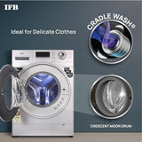 IFB 9 Kg 5 Star Front Load Washing Machine 2X Power Dual Steam (EXECUTIVE SXS 9014, Silver, Active Color Protection, Hard Water Wash)