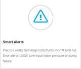Havells UTC Alkaline Water Purifier with 360-degree rotation Faucet, Cu+Zn+Alkaline+natural minerals, 8 stage Purification, 8L Plasto-Steel tank, Double UV Purification tech.(RO+UV), (Grey and White) (Open box / Without box)