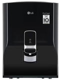 LG 8L RO + Carbon Filter Water Purifier I Stainless Steel Water Tank | Digital Sterilizing Care | Multi Stage Filtration Process | Ideal for Borewell/Tanker/Municipal Water | Black, WW131NP