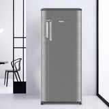 Whirlpool IceMagic Powercool 184L 3 Star Direct Cool Single Door Refrigerator | Titan Steel | Stabilizer Free | Up to 12 Hours Cooling Retention | Toughened Glass Shelves 205 IMPC PRM 3S TITAN STEEL (73590)