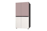 LG 650L GL-B257EPT3 Side-By-Side Refrigerator with DoorCooling+, WiFi Convertible, Multi Air Flow, Objet Collection, Clay Pink