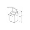 Bosch Series 2 7 kg 680 RPM Fully Automatic Top Load Washing Machine – WOE701D0IN