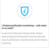 Havells UTC Alkaline Water Purifier with 360-degree rotation Faucet, Cu+Zn+Alkaline+natural minerals, 8 stage Purification, 8L Plasto-Steel tank, Double UV Purification tech.(RO+UV), (Grey and White) (Open box / Without box)