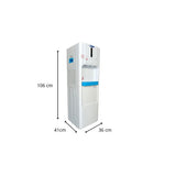 Blue Star Ua Series Bottled Water Dispenser 3 Tap Flr (Hot, Cold, Normal) | 5 Liter/Hour Water Capacity, Carbon Block, White