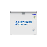 Blue Star HT3-N230 230L Hard Top Single Door Convertible Deep Freezer | 215L Storage | 3 Star | White