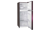 LG 240 L 2 Star Frost Free Double Door Refrigerator with Smart Inverter Compressor, Multi-Air Flow, Toughened Glass Shelves & Red Water Lily Finish – GL-S292SRWY