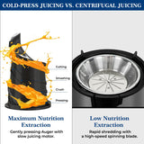 Crompton Ameo Fresh 200W Cold Press Juicer with Nutri Fresh Technology