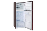 LG 242L 2 Star Frost-Free Double Door Convertible Refrigerator with Smart Inverter Compressor, Multi Air Flow & MOIST ‘N’ FRESH, Scarlet Charm (GL-N292BSCY)