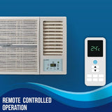 Lloyd 1.5 Ton 5 Star Fixed Speed Window AC (Copper, White with Silver Deco Strip, GLW18C5XWSEA)
