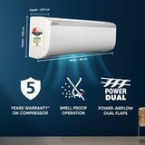 DAIKIN 0.8 Ton 2 Star Split AC (Copper Condenser, PM 2.5 Filter, FTQ28XV16WBA)