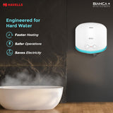 Havells Bianca+ 25L 5 Star Water Heater (White Blue) | Fast Heating | Dual Element