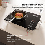 Lifelong LLIRC001 2000W Infrared Induction Stove with Digital Display, Auto Shut-Off & Voltage Protection