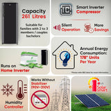 LG 261L 3 Star Direct Cool Single Door Refrigerator with Smart Inverter Compressor, Fast Ice Making & Ebony Sheen (GLD2736YBES)