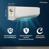 DAIKIN 2 Ton 3 Star Inverter Split AC (Copper Condenser, PM2.5 Filter, FTKL71XV16MAA)
