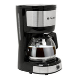 Faber Drip Coffee Machine FCM 0.6L SS BK 800W|| 4 Big Cups||Warming Plate- Keeps Coffee Warm for 30 mins