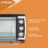 Bajaj 2000 TM 20L OTG Oven – 2000W Electric Oven with Timer & Temperature Control (420110)