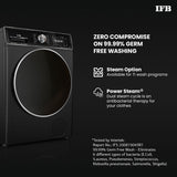IFB 10 Kg/7 Kg/3 Kg 3-in-1, AI Powered, Fully Automatic Washer Dryer Refresher (IFB Laundrimagic®, WDR EXECUTIVE PLUS ZXB 10/7/3, 9 Swirl Wash, Eco Inverter Technology, Black VCM)