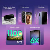 Samsung Galaxy F17 5G (4GB RAM / 128GB Storage) 6x OS Upgrades | AMOLED Display | Corning Gorilla Glass Victus & IP54 (Neo Black)