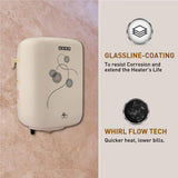 Usha Aquagenie Neo 15 Litre Storage Water Heater with Free Installation (Ivory)
