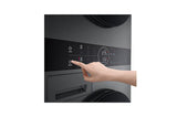 LG 13/10kg WashTower™ Smart Washer Dryer in Platinum Black,5 Star(Washer) FWT1310PB