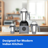 Philips HR7000/00 750W Mixer Grinder with Stainless Steel Jars