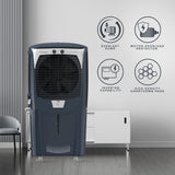 Crompton Ozone Royale Desert Air Cooler 88L – Honeycomb Pads & Humidity Control