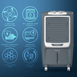 Crompton Gale 60 Litres Desert Air Cooler for home | Large & Easy Clean Ice Chamber | 4-Way Air Deflection