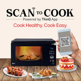 LG 28 L Wi-Fi Enabled Charcoal Convection Healthy Microwave Oven (MJEN286UFW, Black, Diet Fry)