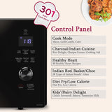 Stylista microwave oven cover compatible for LG 28 Liters Convection MJEN286UI, Dustproof, stainproof, Wipeable cover, Symmetric Pattern Beige
