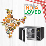 LG 28 L Charcoal Convection Microwave Oven (MJ2887BFUM, Black, with 360° Motorised Rotisserie & Charcoal Lighting Heater with 10 years warranty)