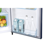 Samsung 223L 3 Star Inverter Direct-Cool Single Door Refrigerator (RR24C2723CU/NL,Camellia Blue), Free 1 Year Extended warranty