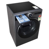 LG 12 Kg 5 Star Fully Automatic Top Load Washing Machine | AI Direct Drive 2.0 | Digital Dial | ez-Dispense | TurboWash 360 Degree | Steam Plus (FX1412A9K, Essence Black)